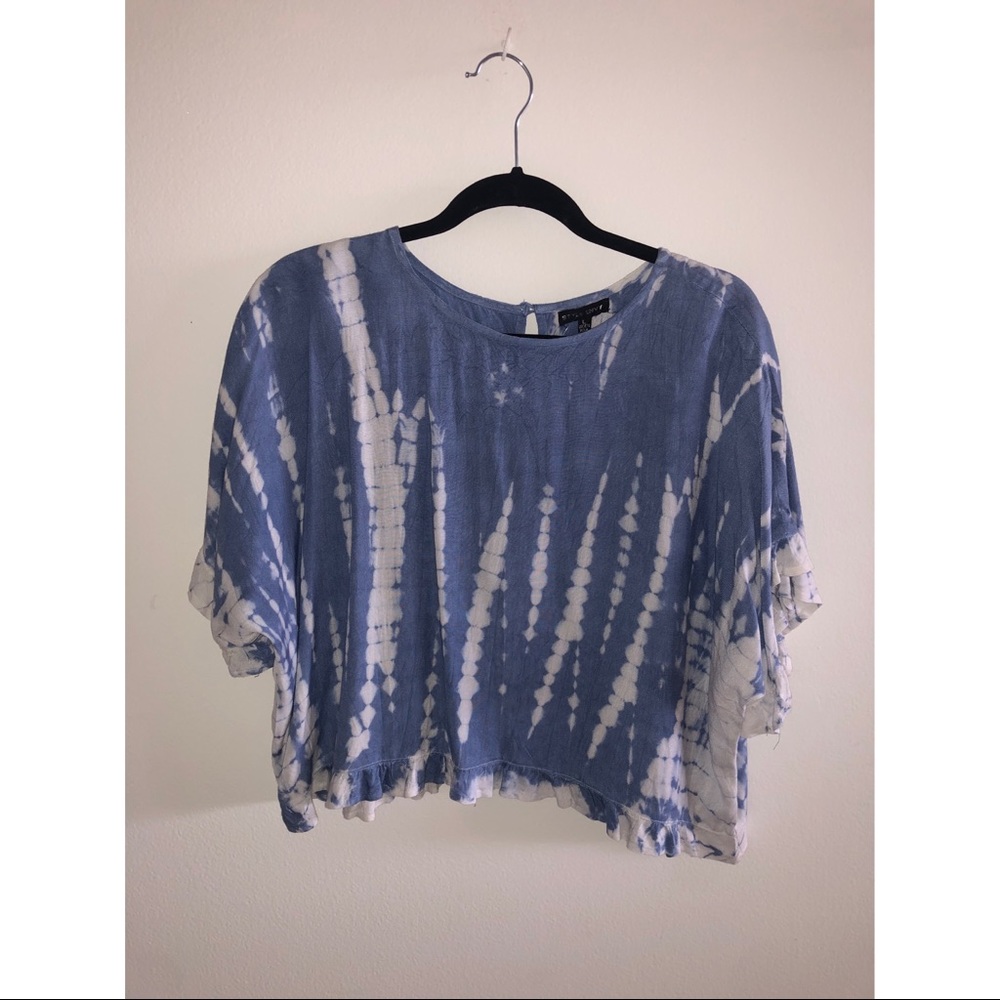 Jean acid wash tee NWT